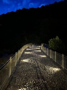 Nuova illuminazione Ponte nuovo di Vittone a Rosazza (BI)