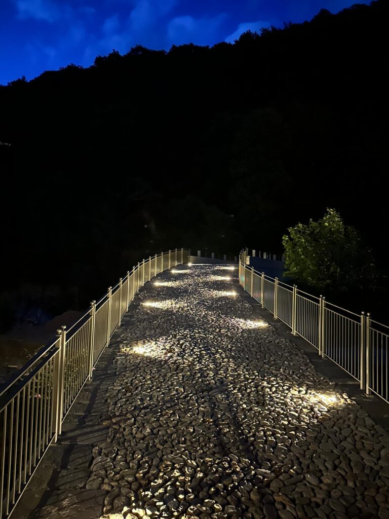 Nuova illuminazione Ponte nuovo di Vittone a Rosazza (BI)